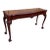 1990s Henkel Harris Chippendale Ball & Claw Carved Mahogany Console For Sale