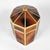 Vintage Maitland Smith Decagon Georgian Style Faux Tortoise Shell Decorative Box Caddy For Sale In Seattle - Image 6 of 10