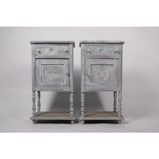Pair Of French Country Painted End Tables Chairish