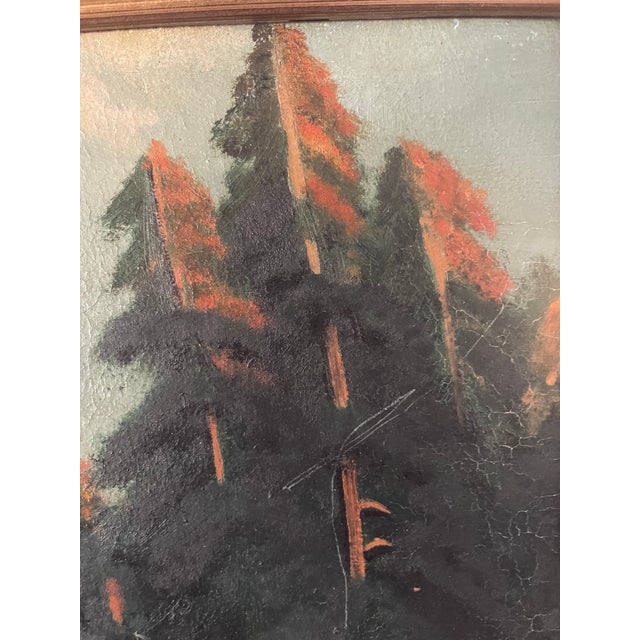 1930s 1930s California Impressionist W.P.A.Western Landscape Oil on Canvas - Reframed For Sale - Image 5 of 8