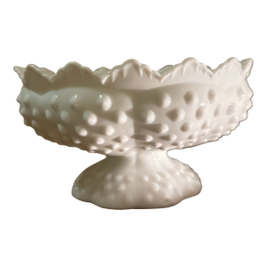 Milk Glass Taper Candle Holder