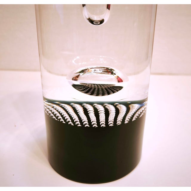 Vintage Art Glass Vase and Cone Sculpture by Pavel Havelka for Princ Art Glass, 1990s, Set of 2 For Sale - Image 13 of 18