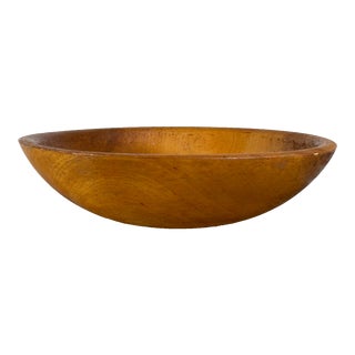 Vintage Wooden Munising Bowl For Sale