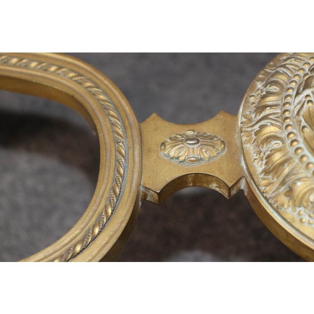 19th C German Louis XVI Style Ormolu Mounted Marble Top Table by August Forster For Sale - Image 12 of 15