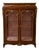 Napoleon III Display Case in Mahogany For Sale