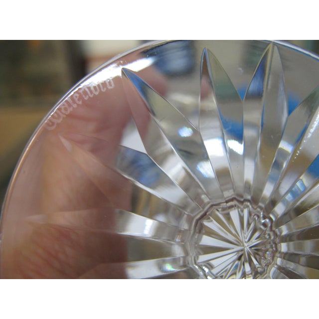 Waterford Crystal Lismore 12 Oz 5 1/4" Brandy Snifter Glass Pair For Sale - Image 9 of 10