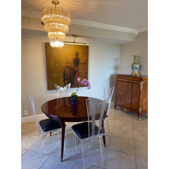 A very fine earlier piece by abstract figurative artist, Frank Arnold, from a private collection. Titled "Escape. This...