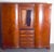 Wooden Sacristy Wardrobe with Central Oratory, 1930 For Sale - Image 4 of 13