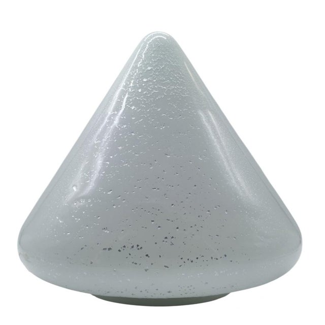 Murano Glass Cone-Shaped Table Lamp, Italy, 1980s For Sale - Image 9 of 9