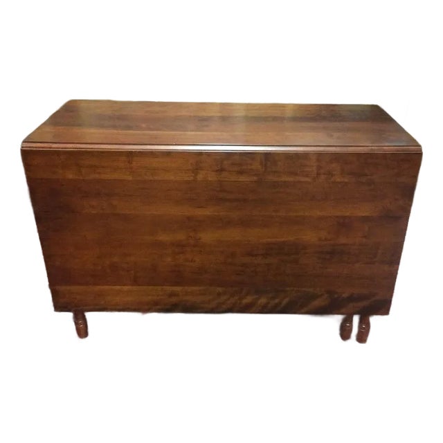Vintage Drop Leaf Table, Cherry Drop Leaf Table For Sale