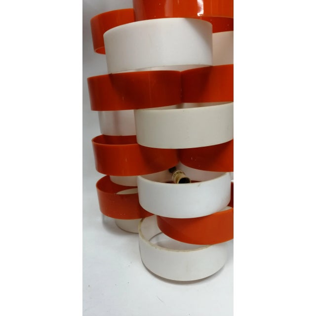 1970s Acrylic Glass &amp; Plastic Ceiling Lamp, 1970s For Sale - Image 5 of 8