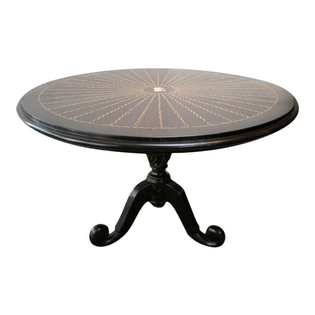 19th C. Anglo Indian Center Table For Sale In San Francisco - Image 6 of 6