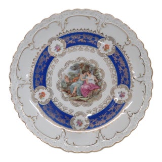 Oscar Schlegelmilch Cameo Germany Hand Painted Porcelain Decorative Plate 4665b For Sale