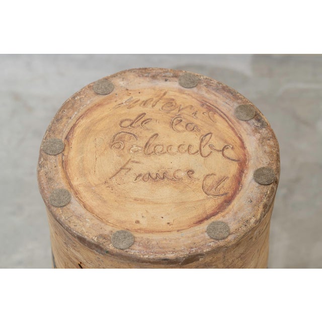 Ceramic French Ceramic Umbrella Stand, 1960s For Sale - Image 7 of 9