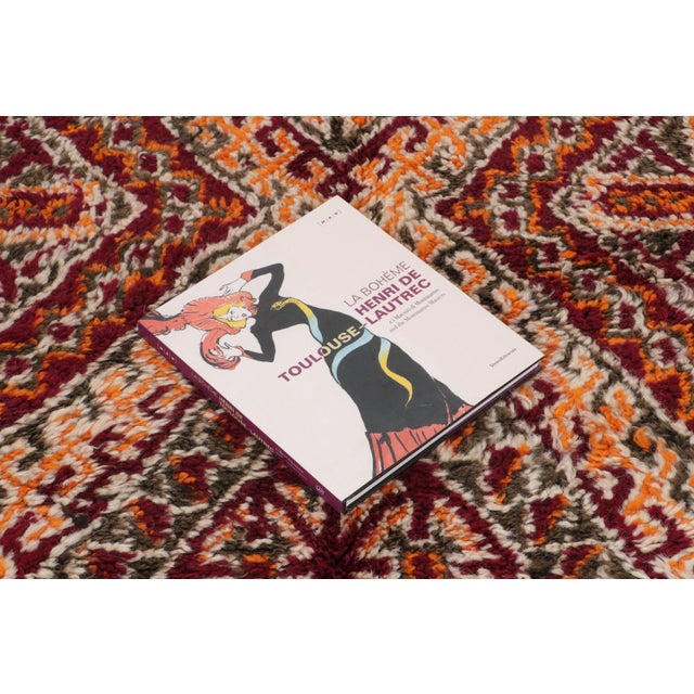 Vintage Moroccan Berber Wool Rug With Geometric Motifs by Rug & Kilim, 1950-1959 For Sale - Image 9 of 9