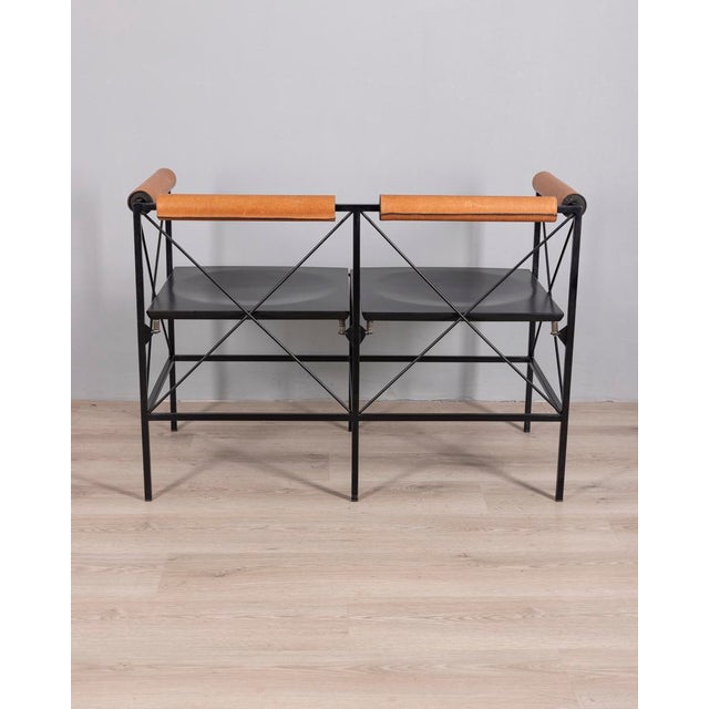 Vintage Lariana Bench by Marco Seveso and Gigi Trezzi for Felicerossi, 1980s For Sale - Image 4 of 12