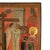 Religious Antique Orthodox Icon St. Helena & Constantine Marcarius True Cross 1820 For Sale - Image 3 of 11
