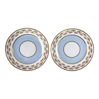 Antique English Pair of Paragon Fine Bone China Saucers For Sale