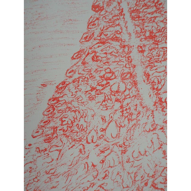 Modern Henri Michaux, Pyramid (Accumulation), 1958, Original Engraving For Sale - Image 3 of 5