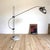 Large Italian Adjustable Arc Floor Lamp in Marble and Chrome, 1970s For Sale - Image 4 of 8