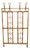 Vintage Bamboo and Wicker Wall Coat Rack, 1960s For Sale