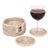 Artifacts Trading Company's hand woven rattan coasters provide the perfect accent to any table setting with a tight weave,...