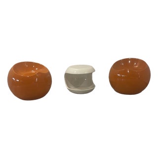 Vintage Garden Set by Eero Arni for Asko, 1970, 1960s, Set of 3 For Sale