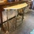 Mid-Century Modern 1950s Mid-Century Modern Brass and Marble Italian Console Table For Sale - Image 3 of 11