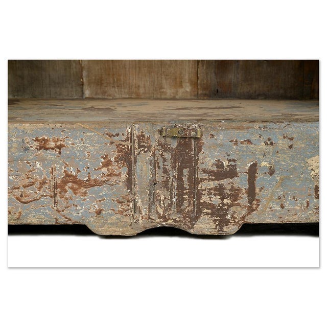 Brown Solid Wood Display Case For Sale - Image 8 of 9