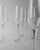 Vintage Champagne Glasses in Clear Glass with Stem and Flute Shape, 1990s, Set of 7 For Sale - Image 10 of 13