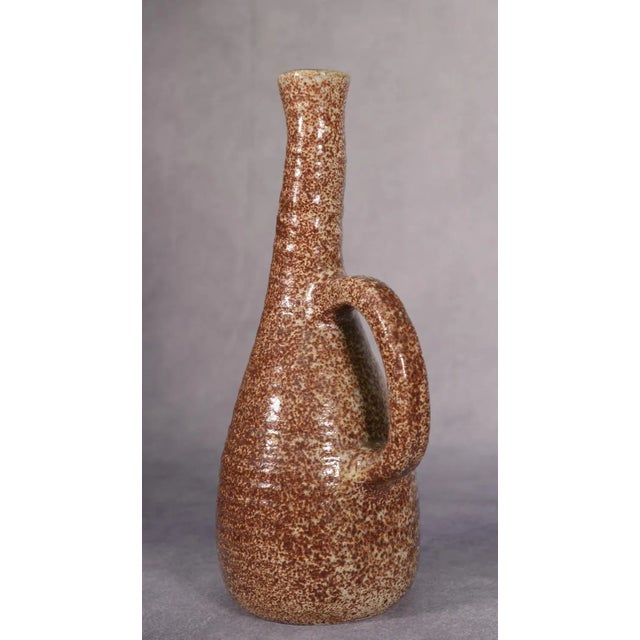 Ceramic Accolay Ceramic Pitcher with Handle, 1960s For Sale - Image 7 of 11