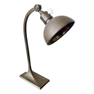 Early 20th Century Art Deco Brass Table Lamp, France For Sale