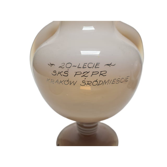1970s Vase by J. Słuczan-Orkusz for Cracow Institute for Glassworks, Poland, 1970s For Sale - Image 5 of 15