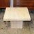 Italian Postmodern Square Travertine Side Table from Stone International, 1970s For Sale - Image 5 of 9