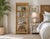 Vintage Mid-Century Palm Beach Regency Bamboo and Rattan Etagere For Sale - Image 9 of 12