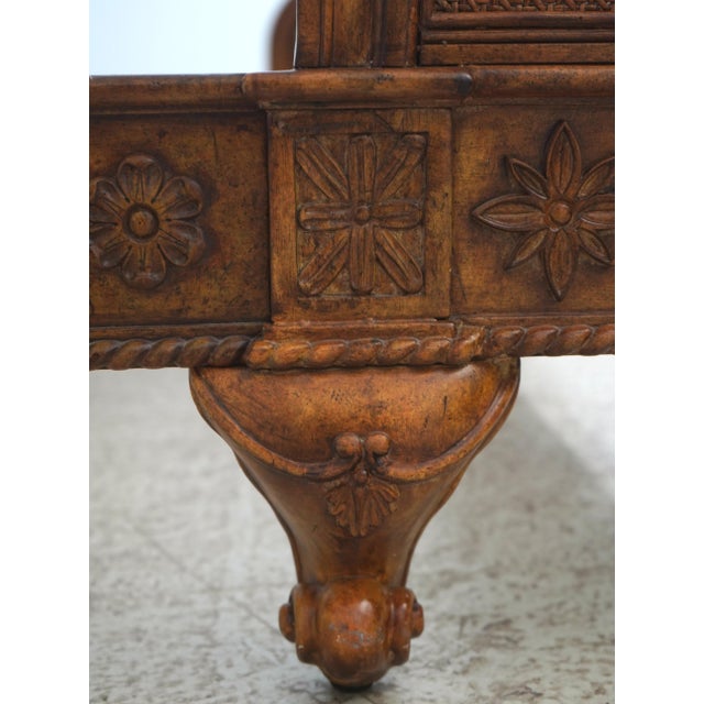 Maitland Smith King Size French Style Cane Bed For Sale - Image 11 of 18