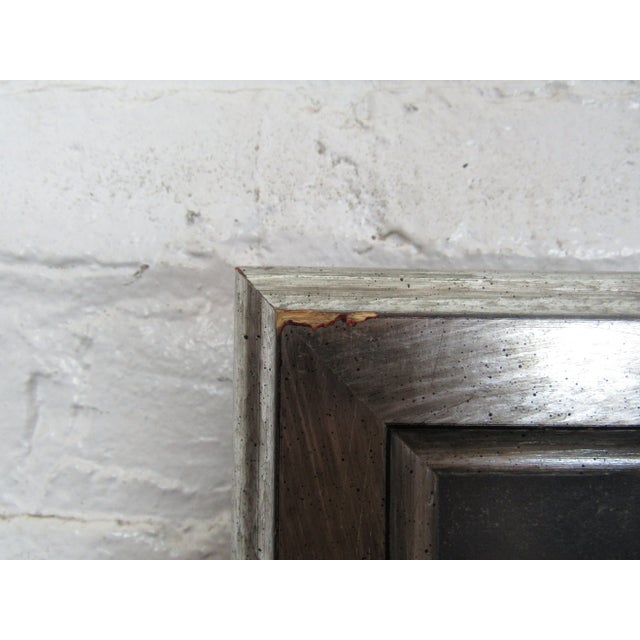 Metal Framed Abstract Artwork Signed by Artist For Sale - Image 7 of 12