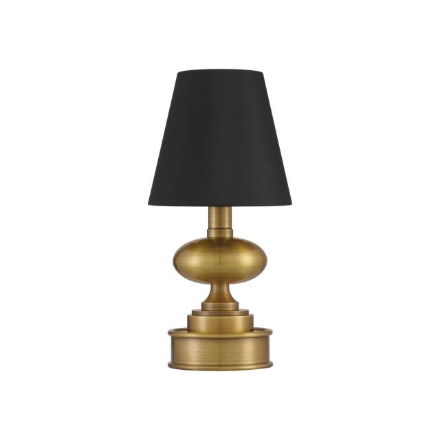 2020s Currey & Company Galavant Brass Cordless Table Lamp For Sale - Image 5 of 7