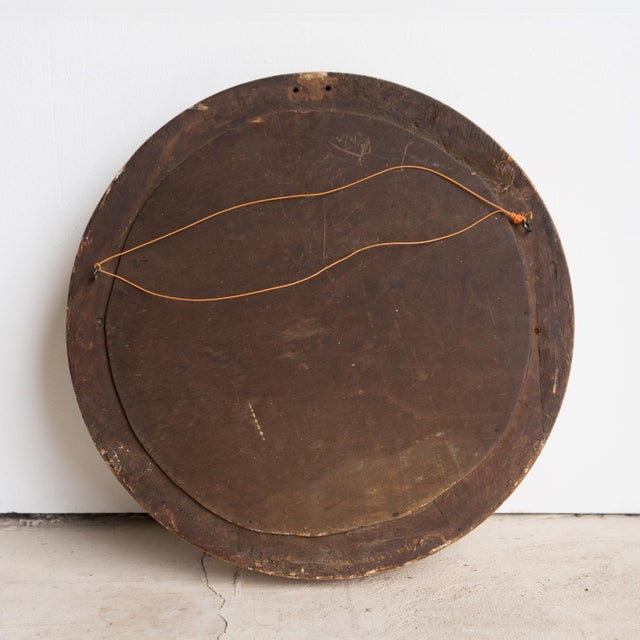 Antique Regency Gilt Convex Wall Mirror, Early 19Th Century For Sale - Image 9 of 9