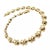 1990s Vintage Tiffany & Co. 18k Yellow Gold Large X Classic Signature Necklace For Sale - Image 5 of 9