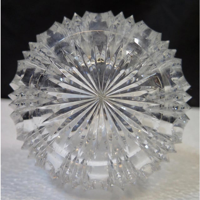 1930s Vintage Art Deco Period Sterling & Crystal Cologne Bottle For Sale - Image 5 of 11