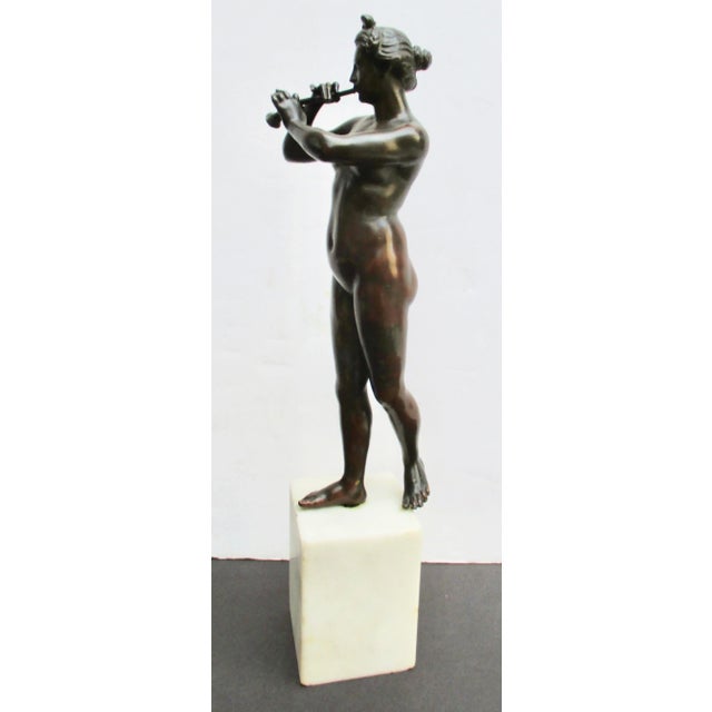 Neoclassical 17th Century Italian Bronze of a Bacchante For Sale - Image 3 of 11