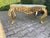 1980s 1980s Artisan Louis XVI Gold Beech Marble Coffee Table For Sale - Image 5 of 11