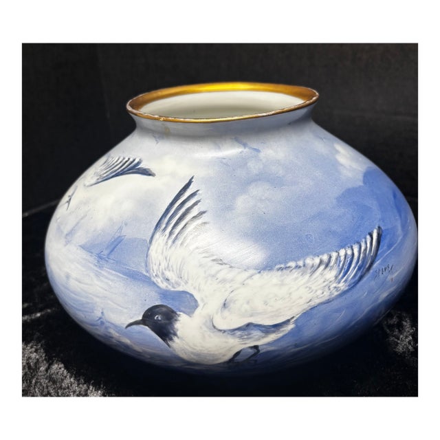 Antique Delinieres & Co Limoges Vase For Sale