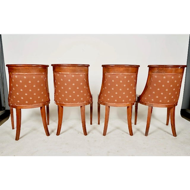 Copper Empire-Style Dining Chairs, Set of 6 For Sale - Image 8 of 8