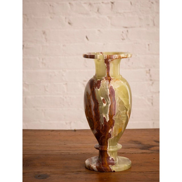 Classical Solid Onyx Vase Chairish