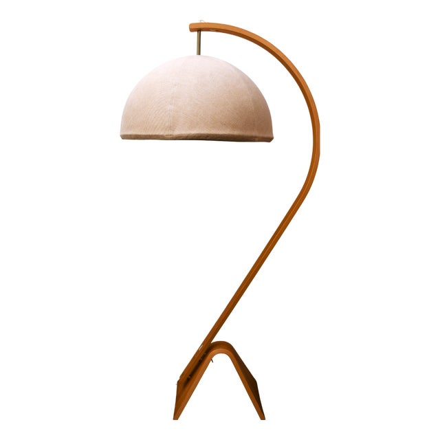 Norwegian Pine Floor Lamp from Ideas, 1980s For Sale