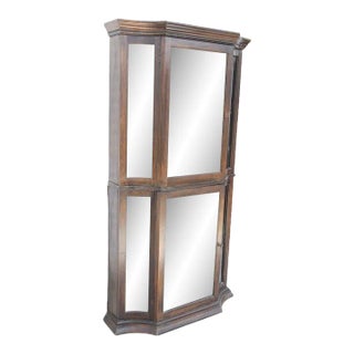 Late 20th Century Philip Reinisch Glass Display Cabinet For Sale