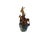 Golden Orange 3 Rams Crystal Glass Fengshui Display Art Figure For Sale - Image 10 of 12