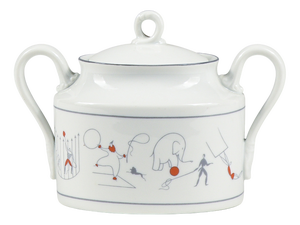 Sugar Bowl Circus Series by Richard Ginori, Gio Pontis for Lazzaroni, 1950